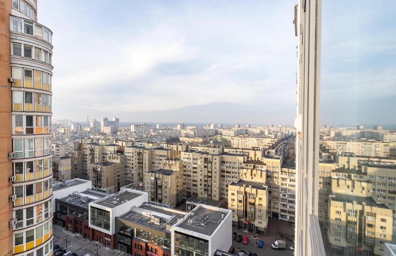 Luxury Apartments Smartplaza Obolon Metro Minskai Kiev Eksteriør bilde